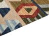 Kelim Teppich Wolle mehrfarbig 200 x 300 cm geometrisches Muster Kurzflor KAGHSI_858206