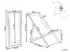 Folding Deck Chair Beige LOCRI II_857180