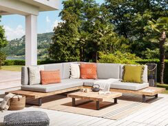 5-istuttava ulkosohvaryhmä akasiapuu vaaleanharmaa MYKONOS II 5-istuttava ulkosohvaryhmä akasiapuu vaaleanharmaa MYKONOS II