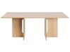 Table de salle à manger 200 x 100 m en bois clair CORAIL_899238