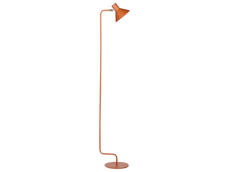 Kovová stojací lampa 154 cm oranžová RIMAVA_851212