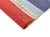 Kelim Teppich Baumwolle mehrfarbig 200 x 300 cm geometrisches Muster Kurzflor KAMARIS_870022
