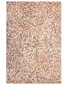 Teppich Kuhfell braun / beige 160 x 230 cm geometrisches Muster Kurzflor TORUL_792682