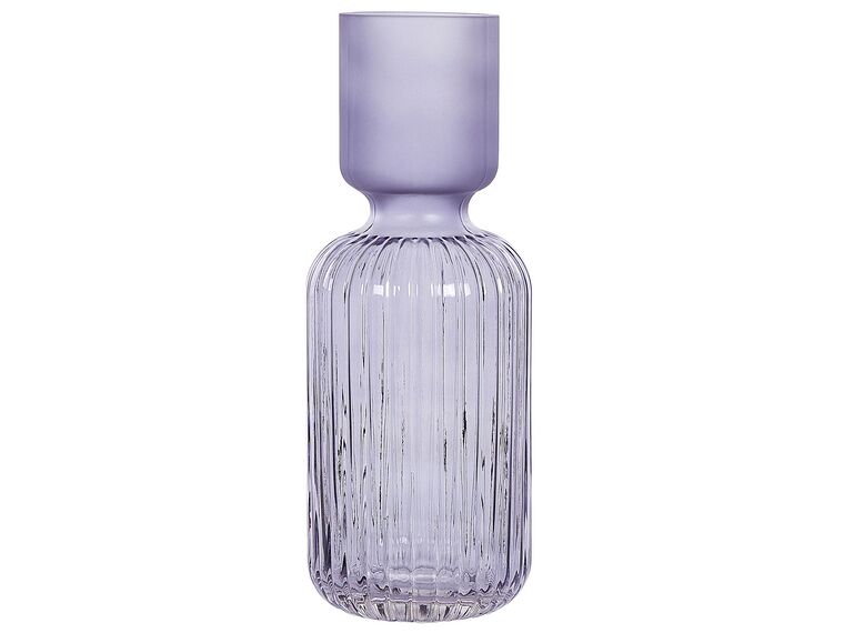 Vaso de vidro violeta 31 cm TRAGANA_838283