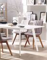 Set of 2 Fabric Dining Chairs Taupe CALGARY_800096