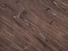 Beistelltisch dunkler Holzfarbton / schwarz ø 50 cm TIPPO_851585
