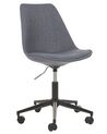 Fabric Armless Desk Chair Graphite Grey DAKOTA_868413
