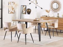 Tuoli sametti ruskeanharmaa SANILAC