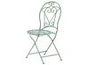 Conjunto de 2 cadeiras em metal verde TRENTO_774527