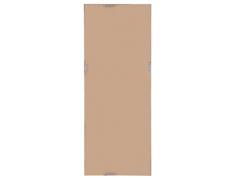 Wandspiegel dunkler Holzfarbton rechteckig 50 x 130 cm ROSNOEN | Beliani.ch