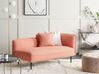 Right Hand Boucle Chaise Lounge Peach Pink CHEVANNES_819572