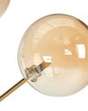Stehlampe Rauchglas gold 4-flammig 157 cm Kugelform TAMESI_877151