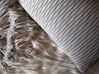 Bedspread 200 x 220 cm Light Grey DELICE_848527