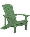 Krzesło ogrodowe zielone ADIRONDACK_729704