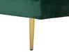 Chaise longue de terciopelo verde esmeralda derecho MIRAMAS_739182