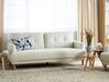 3 Seater Fabric Sofa Off-White TUVE_911562