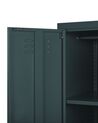 2 Door Metal Storage Cabinet Grey VARNA_782607
