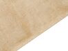 Teppich Viskose sandbeige 140 x 200 cm Kurzflor GESI II_837719