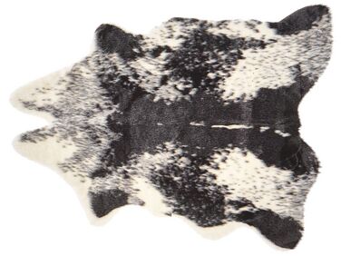 Vloerkleed koeienprint wit/zwart 90 x 60 cm NAMBUNG