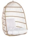 Hanging Chair with Stand Beige ALLERA_803279