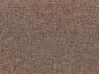 Lit double en tissu marron avec coffre 160 x 200 cm LA ROCHELLE_833015