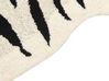 Teppe tiger 100 x 160 cm ull svart/hvit SHERE_874824