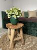 Tagesbett ausziehbar Samtstoff grün Lattenrost 90 x 200 cm GASSIN_816681