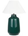 Keramisk bordlampe grøn CARETA_849257