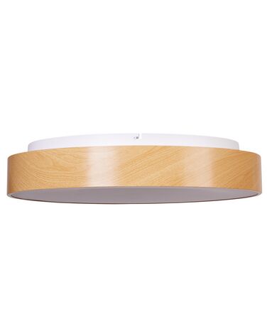 Metal LED Ceiling Lamp with Dimmer Light Wood BRAGOTO