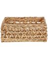 Set of 3 Water Hyacinth Baskets Natural MINNOW_825146
