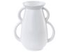 Porcelain Flower Vase 19 cm White KOROPI_845405