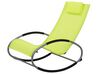Rocking Sun Lounger Lime Green CAMPO_751509