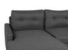 Right Hand Corner Sofa Bed with Storage Dark Grey FLAKK_745694