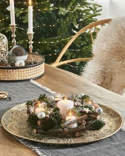 Kynttilänjalka mänty 4 kuppia vihreä JATUNI Kynttilänjalka mänty 4 kuppia vihreä JATUNI