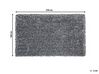 Teppich schwarz-weiß 160 x 230 cm Shaggy CIDE_746815