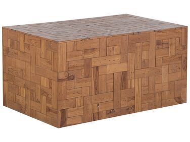 Mesa de centro de madera de teca clara 100 x 60 cm GAMBO II