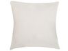 Cushion 45 x 45 cm White and Green PRUNUS_799515