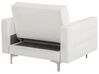 Faux Leather Armchair White ABERDEEN_739513