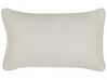 Set of 2 Cushions 30 x 50 cm White HELIOTROPE_818573