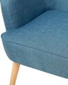 Fabric Armchair Teal Blue LOKEN_548935