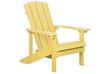 Zahradní židle s podnožkou žlutá ADIRONDACK_809664