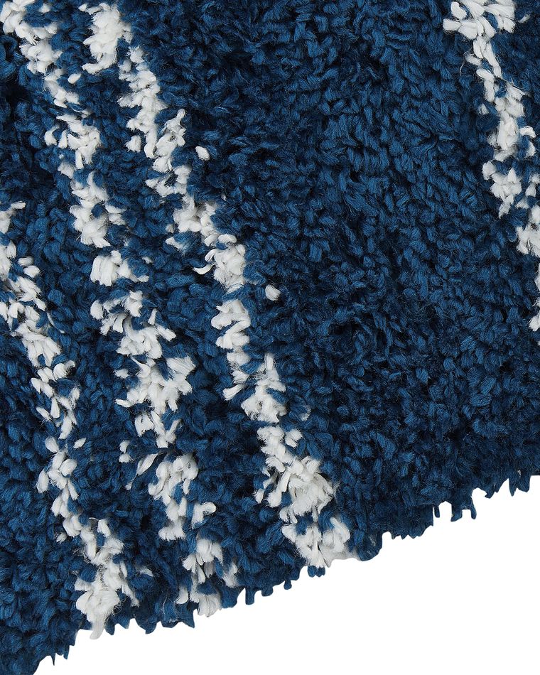 Tapis De Saut Voltaire - Blanc Et Bleu, En Coton, Occasion Bon État