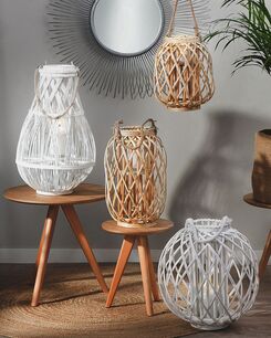 Lyhty paju vaalea puu 40 cm MAURITIUS Lyhty paju vaalea puu 40 cm MAURITIUS