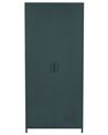 2 Door Metal Storage Cabinet Grey VARNA_782605