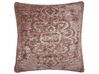 Set of 2 Cushions Oriental Pattern 45 x 45 cm Pink VAKAYAR_768853