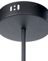 Lampe suspension en métal noir à 4 LED BANDON_847534