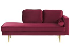 Divaani sametti oikeak. tummanpunainen MIRAMAS Divaani sametti oikeak. tummanpunainen MIRAMAS