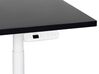 Työpöytä sähkösäädettävä musta/valkoinen 180 x 80 cm DESTINAS_899623