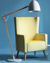 Velvet Wingback Chair Yellow ONEIDA_698258