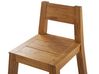 Set of 2 Acacia Wood Garden Chairs LIVORNO_826019